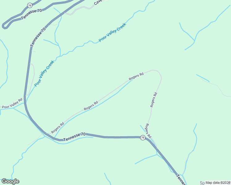 map of restaurants, bars, coffee shops, grocery stores, and more near 319 Rogers Road in Rogersville
