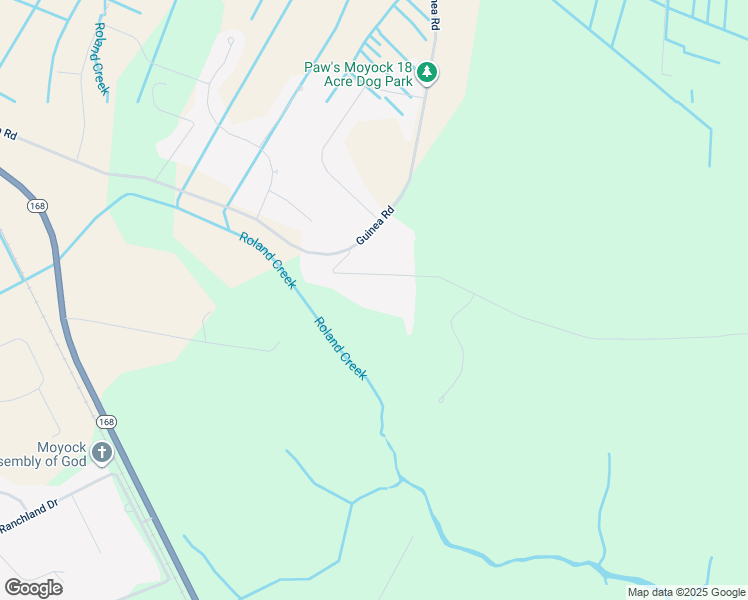 map of restaurants, bars, coffee shops, grocery stores, and more near 132 Guinea Mill Road in Moyock