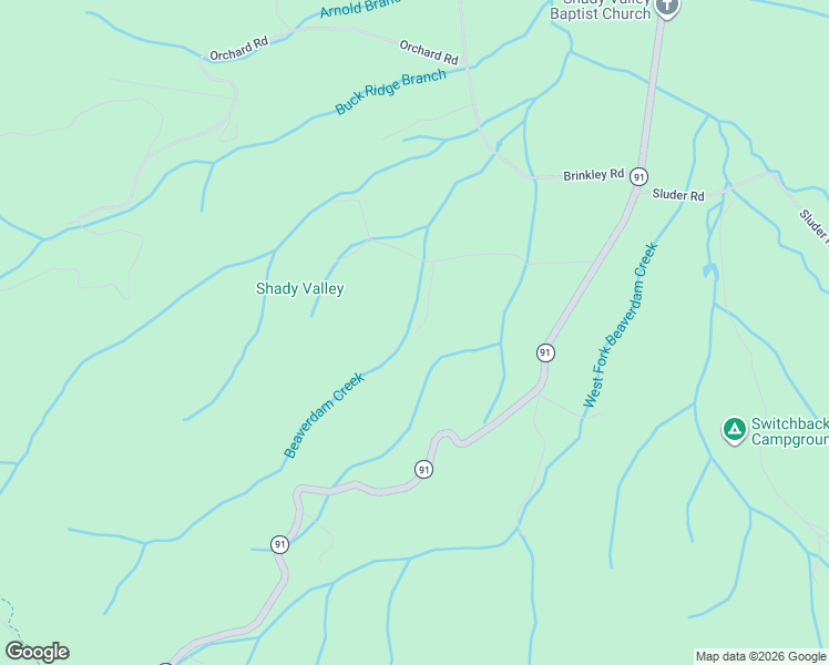 map of restaurants, bars, coffee shops, grocery stores, and more near 298 Phillips Lane in Shady Valley