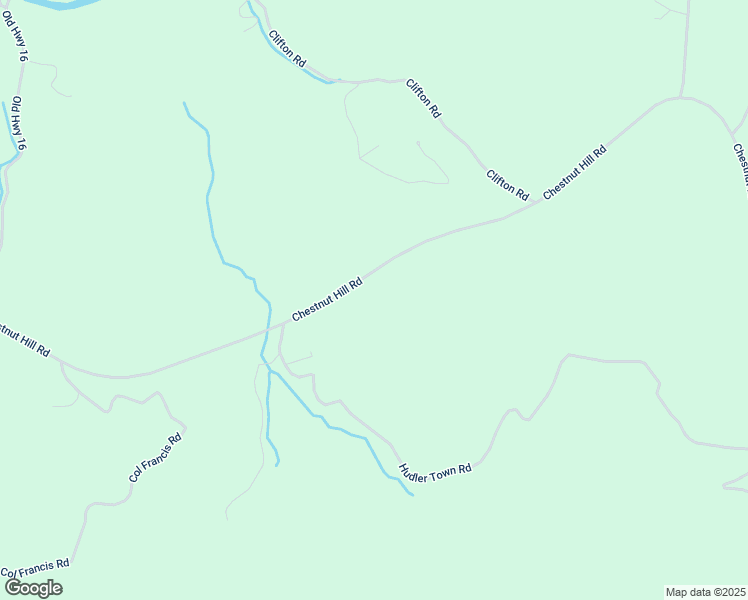 map of restaurants, bars, coffee shops, grocery stores, and more near 1252 Chestnut Hill Road in Crumpler