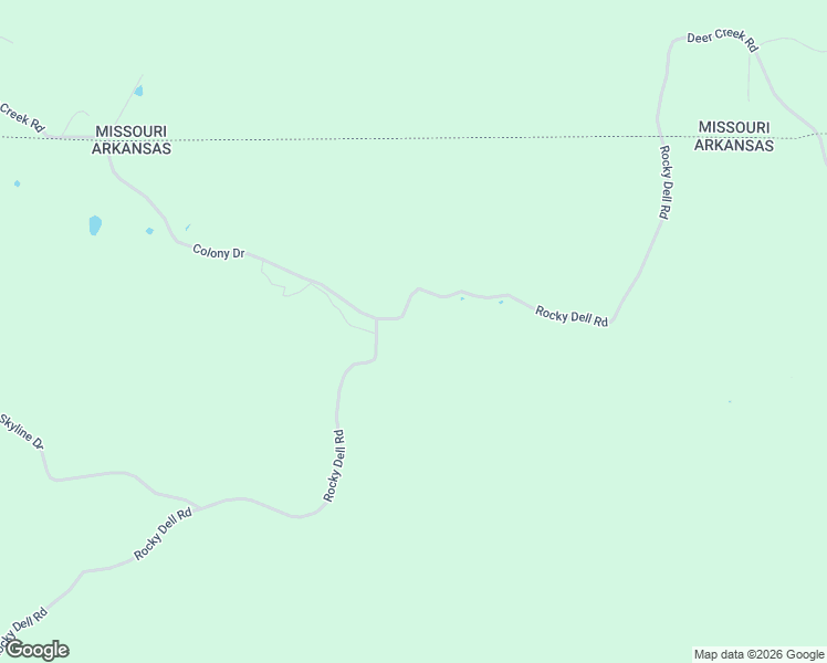 map of restaurants, bars, coffee shops, grocery stores, and more near 17871 Rocky Dell Road in Sulphur Springs