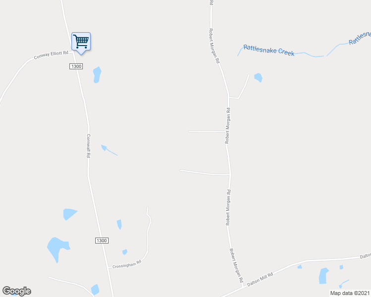 map of restaurants, bars, coffee shops, grocery stores, and more near 8679 Robert Morgan Road in Bullock