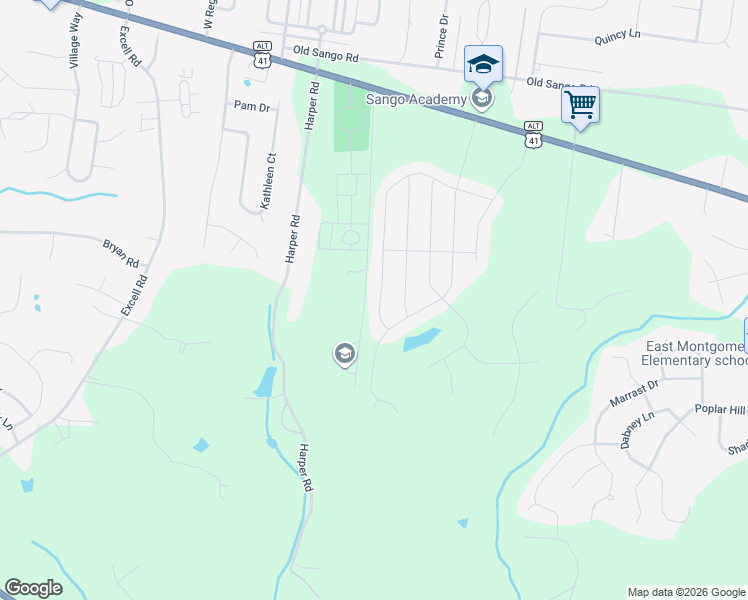 map of restaurants, bars, coffee shops, grocery stores, and more near 856 Jersey Drive in Clarksville