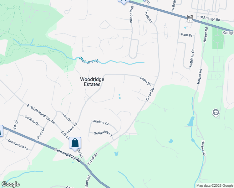 map of restaurants, bars, coffee shops, grocery stores, and more near 678 Renee Court in Clarksville