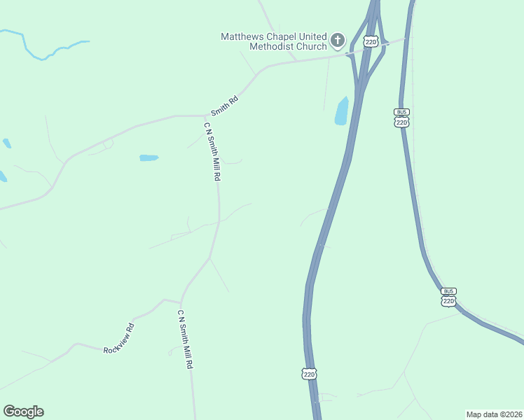 map of restaurants, bars, coffee shops, grocery stores, and more near 10152 Raindance Drive in Stoneville