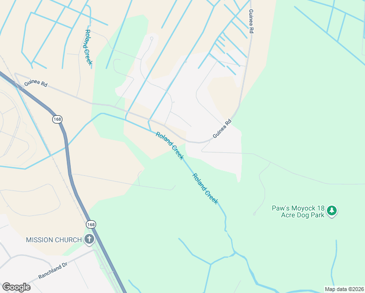 map of restaurants, bars, coffee shops, grocery stores, and more near 332-474 Guinea Rd in Currituck