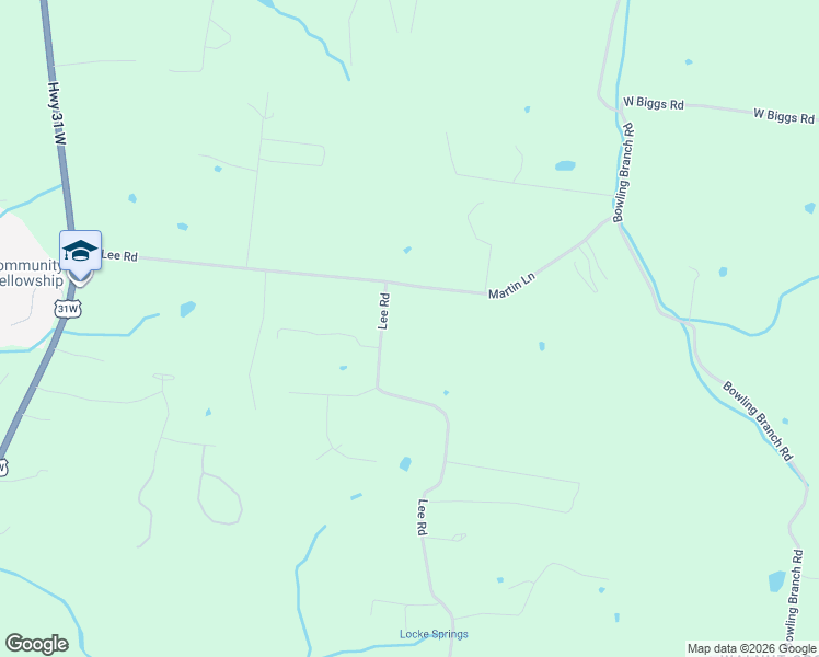 map of restaurants, bars, coffee shops, grocery stores, and more near 372 Lee Road in Cottontown