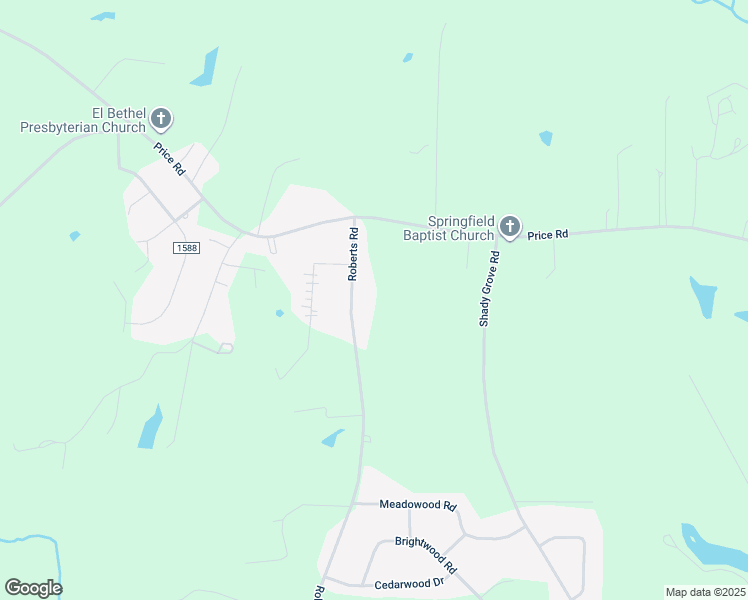 map of restaurants, bars, coffee shops, grocery stores, and more near 201 Roberts Road in Eden