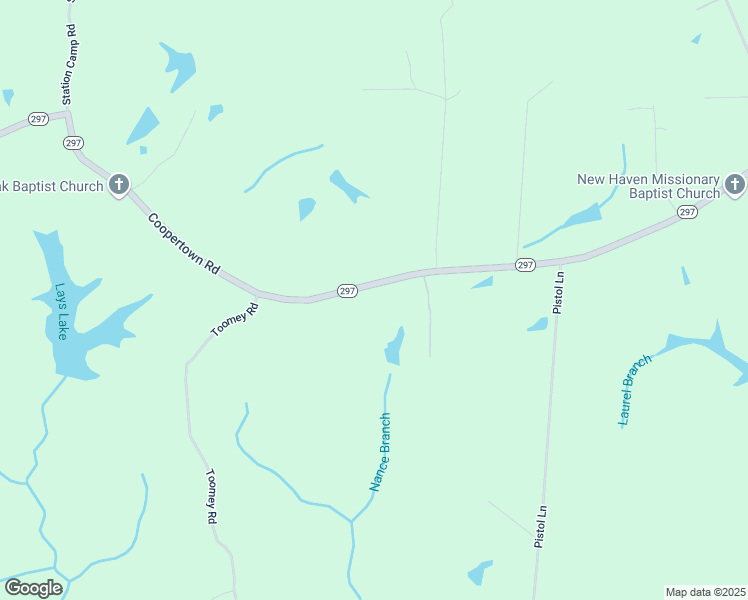 map of restaurants, bars, coffee shops, grocery stores, and more near 4245 Coopertown Road in Oneida