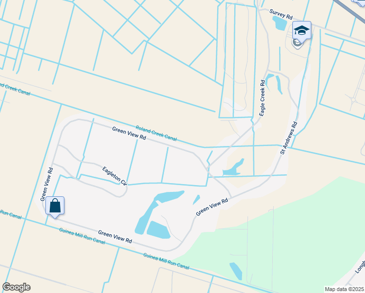 map of restaurants, bars, coffee shops, grocery stores, and more near 126 Green View Rd in Currituck