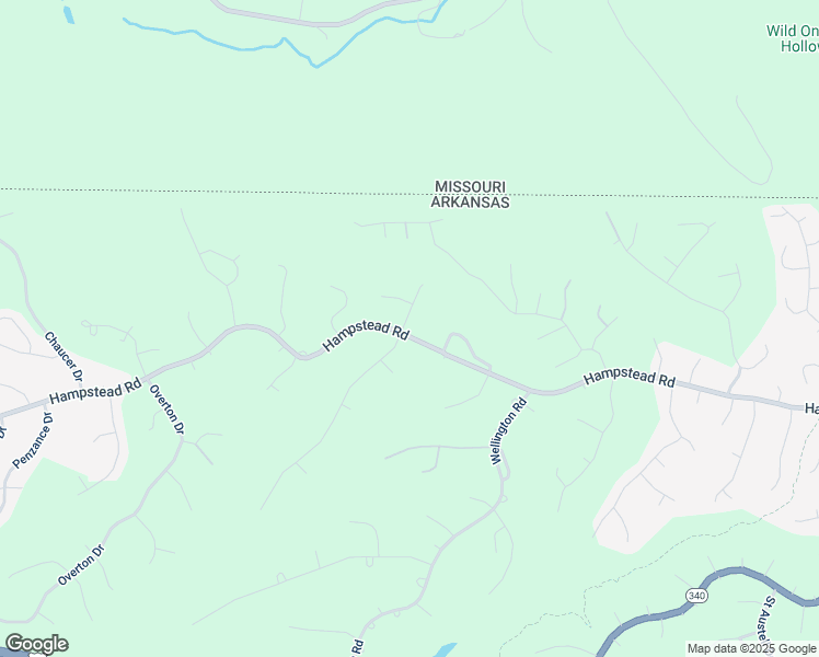 map of restaurants, bars, coffee shops, grocery stores, and more near 49 Westmorland Drive in Bella Vista