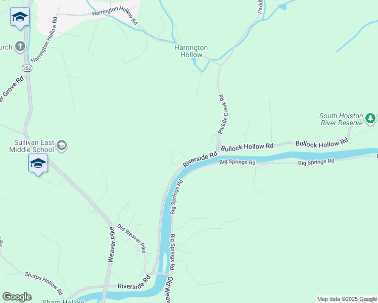 map of restaurants, bars, coffee shops, grocery stores, and more near 1801-1955 Riverside Road in Bluff City