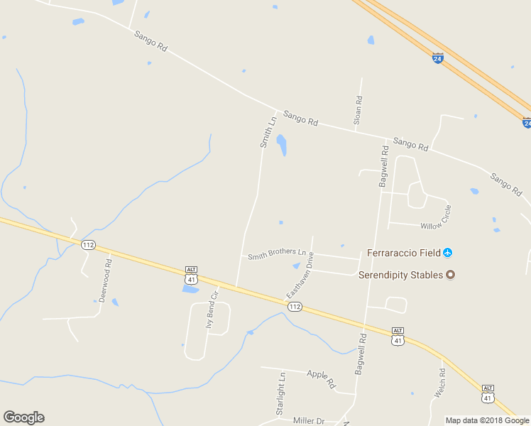 map of restaurants, bars, coffee shops, grocery stores, and more near 251 Smith Lane in Clarksville