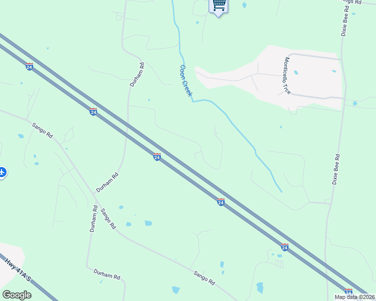 map of restaurants, bars, coffee shops, grocery stores, and more near 4320 Memory Lane in Adams