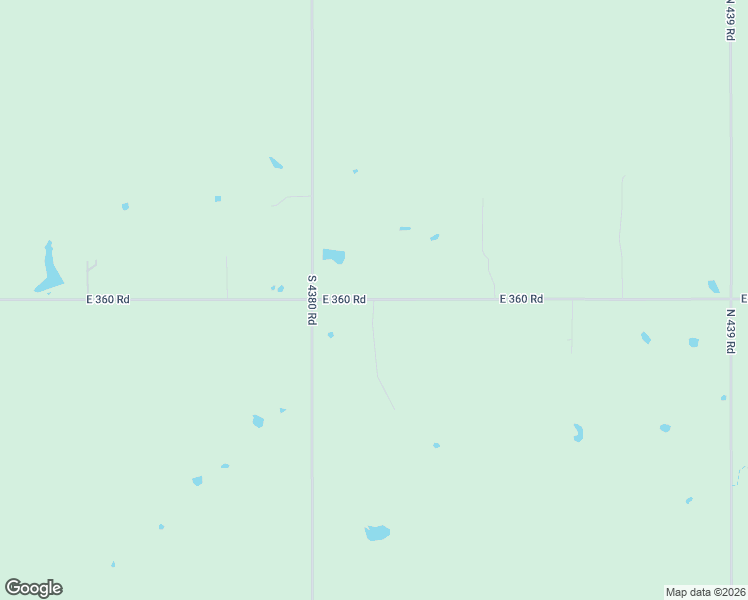 map of restaurants, bars, coffee shops, grocery stores, and more near East 360 Road in Big Cabin