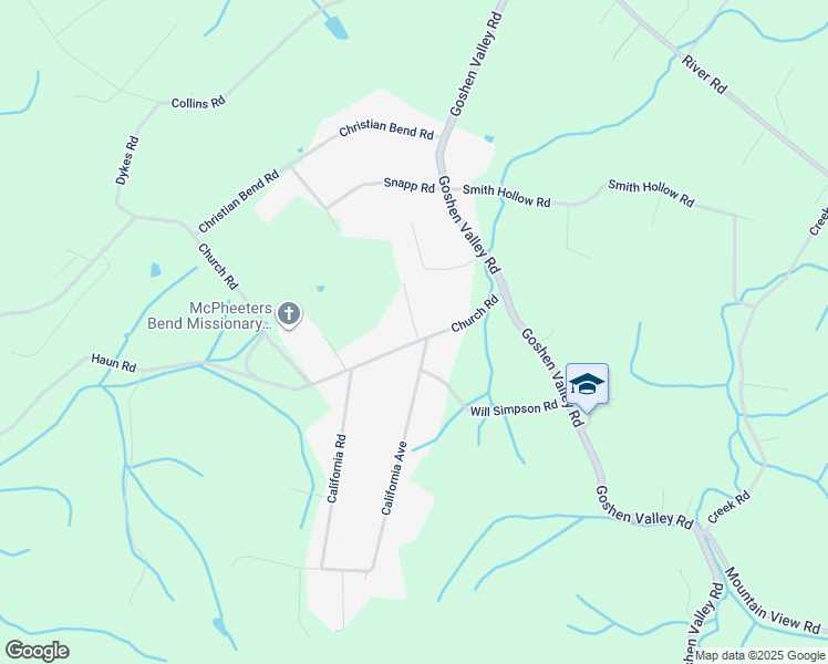 map of restaurants, bars, coffee shops, grocery stores, and more near 144 Church Road in Church Hill