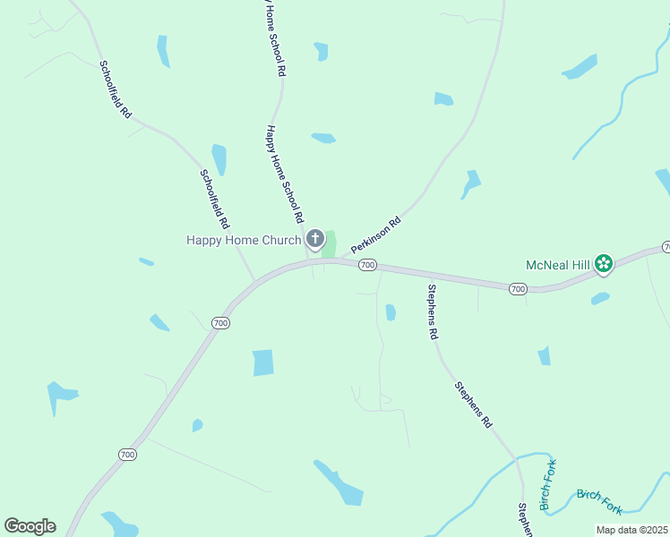 map of restaurants, bars, coffee shops, grocery stores, and more near 6960 North Carolina 700 in Ruffin