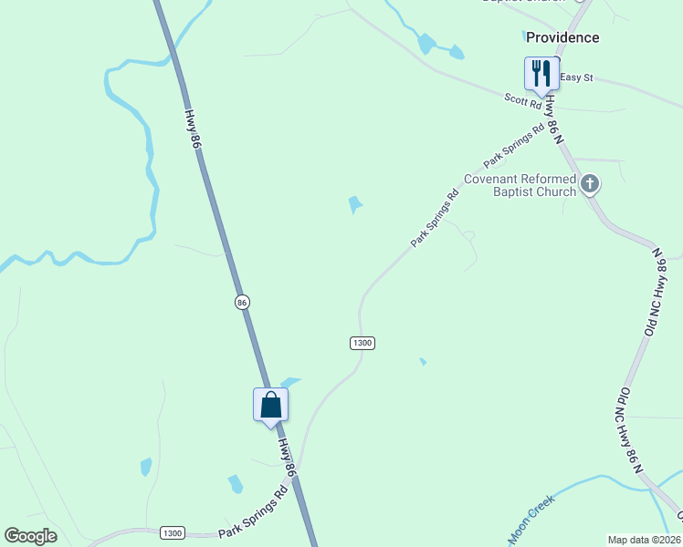 map of restaurants, bars, coffee shops, grocery stores, and more near 688 Park Springs Road in Providence