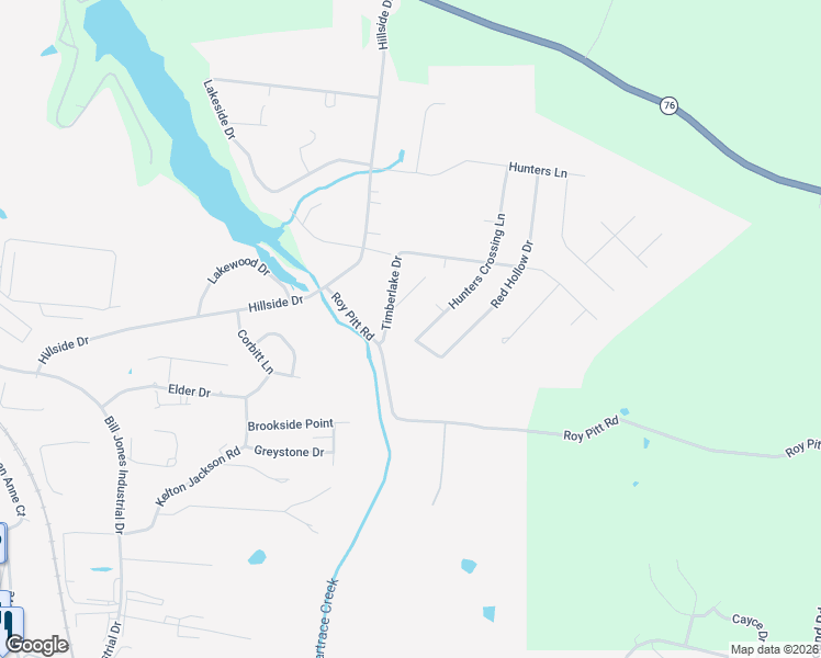 map of restaurants, bars, coffee shops, grocery stores, and more near 817 Hunters Crossing Lane in Springfield