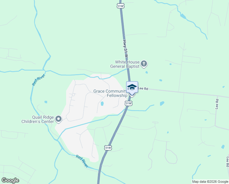 map of restaurants, bars, coffee shops, grocery stores, and more near 116 Baldridge Dr in Cottontown