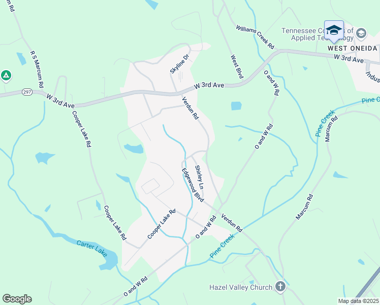 map of restaurants, bars, coffee shops, grocery stores, and more near 435 Edgewood Blvd in Oneida