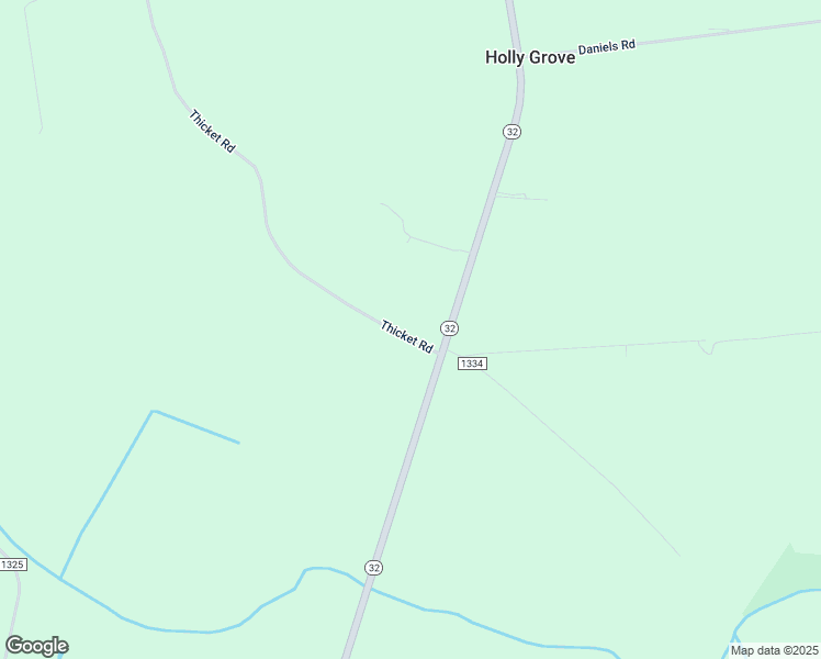 map of restaurants, bars, coffee shops, grocery stores, and more near 15 Thicket Road in Corapeake