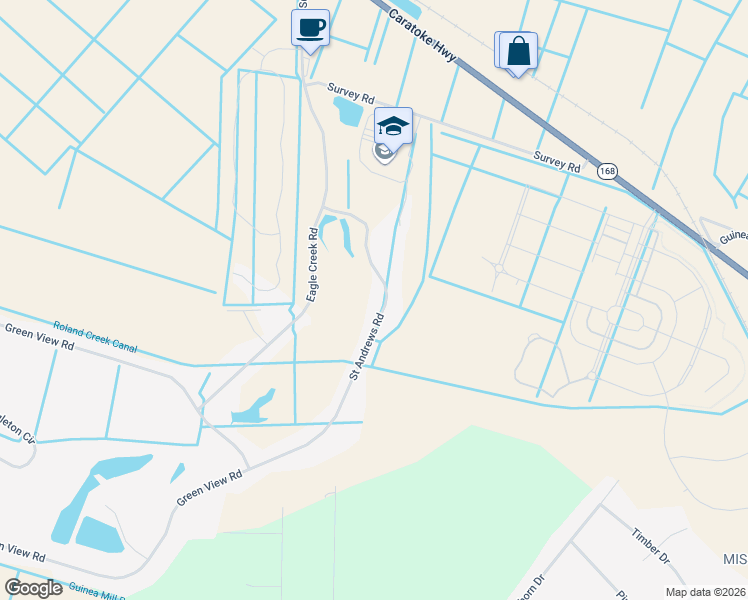 map of restaurants, bars, coffee shops, grocery stores, and more near 145 Saint Andrews Road in Moyock