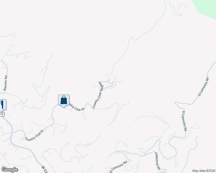 map of restaurants, bars, coffee shops, grocery stores, and more near 597 Country Club Drive in Carmel Valley