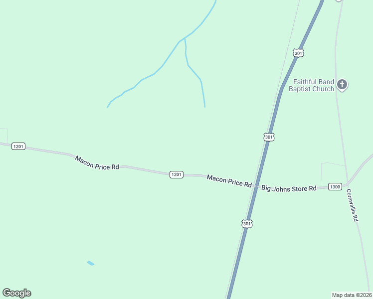 map of restaurants, bars, coffee shops, grocery stores, and more near 2201 Macon Price Road in Garysburg