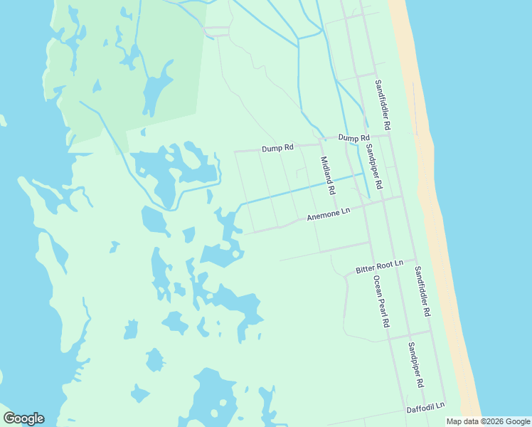 map of restaurants, bars, coffee shops, grocery stores, and more near Anemone Ln in Corolla