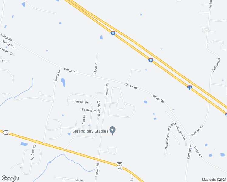 map of restaurants, bars, coffee shops, grocery stores, and more near 1057 Willow Circle in Clarksville