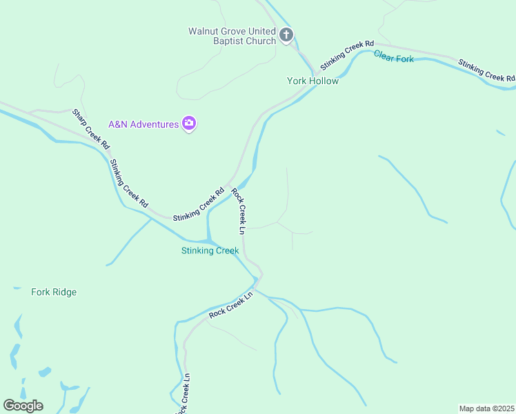 map of restaurants, bars, coffee shops, grocery stores, and more near 114 Fire Hill Lane in LaFollette