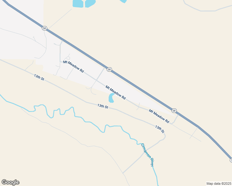map of restaurants, bars, coffee shops, grocery stores, and more near Mount Meadow Road in Cimarron