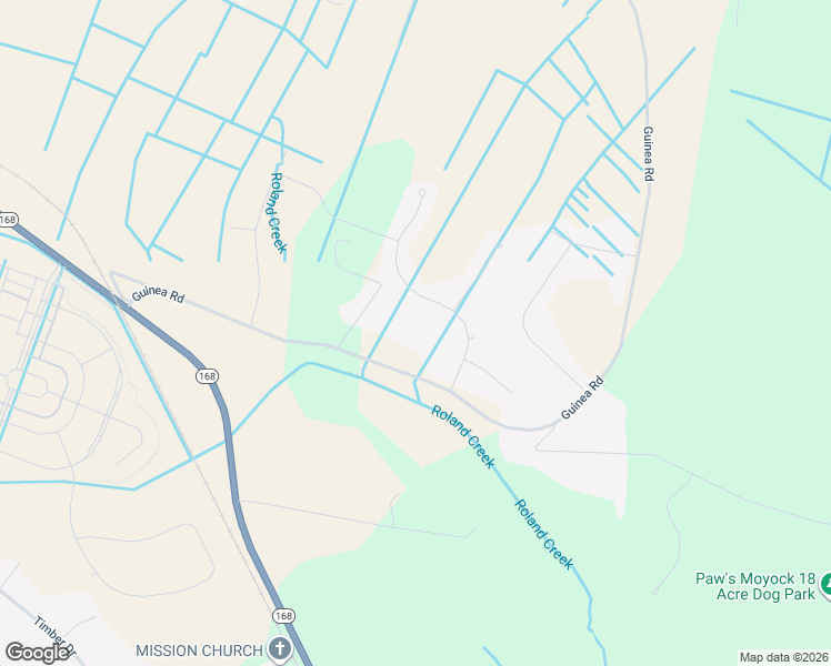 map of restaurants, bars, coffee shops, grocery stores, and more near 448 Guinea Rd in Currituck