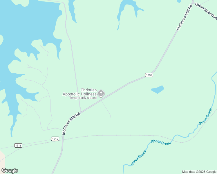 map of restaurants, bars, coffee shops, grocery stores, and more near 5565 McGhees Mill Road in Semora