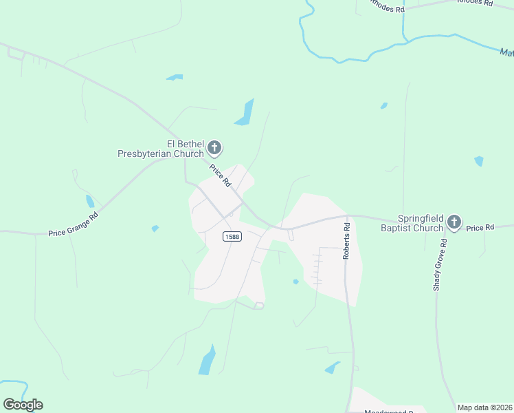 map of restaurants, bars, coffee shops, grocery stores, and more near 2391 Price Road in Eden