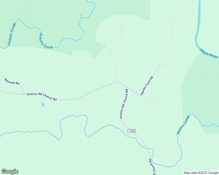 map of restaurants, bars, coffee shops, grocery stores, and more near 1370 Victory Hill Church Road in Stoneville