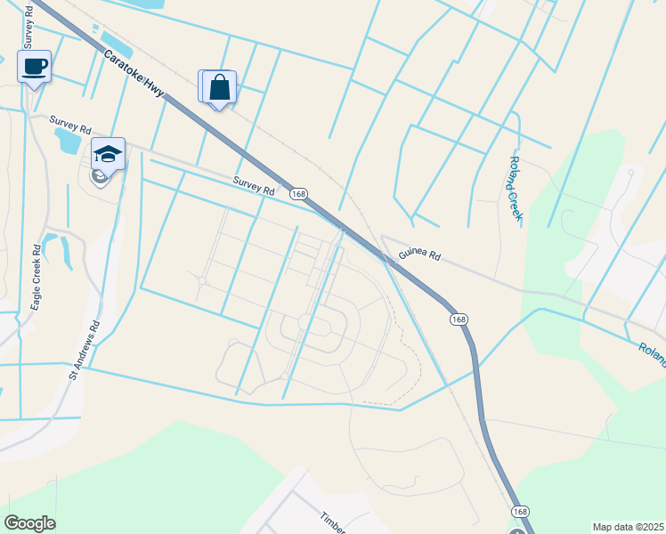 map of restaurants, bars, coffee shops, grocery stores, and more near 1059 Caratoke Highway in Moyock