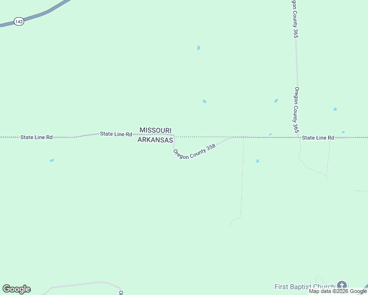 map of restaurants, bars, coffee shops, grocery stores, and more near 3941 Missouri Line Road in Mammoth Spring