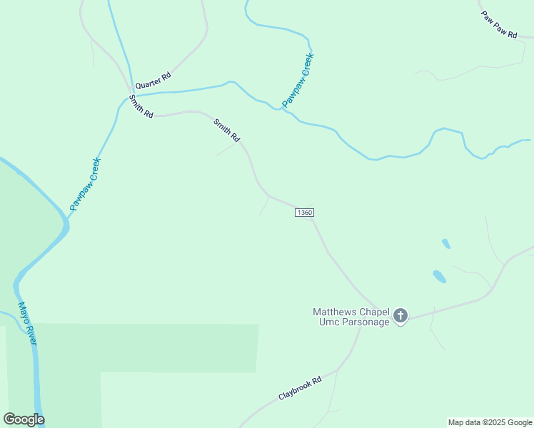 map of restaurants, bars, coffee shops, grocery stores, and more near 1338 Smith Road in Stoneville