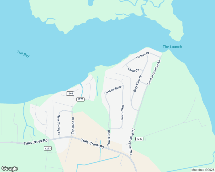 map of restaurants, bars, coffee shops, grocery stores, and more near 139 Trevor Way in Currituck