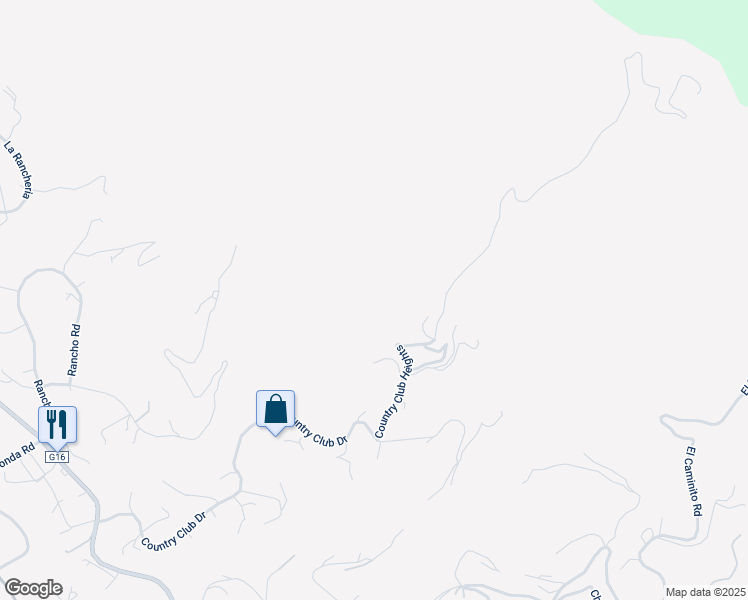 map of restaurants, bars, coffee shops, grocery stores, and more near 304 Country Club Drive in Carmel Valley