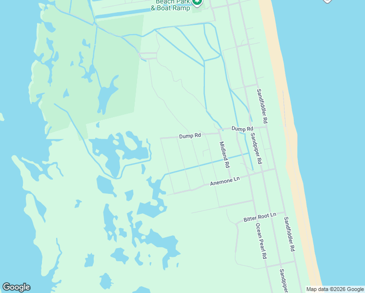 map of restaurants, bars, coffee shops, grocery stores, and more near 2021 Sea Gull Road in Corolla