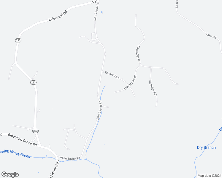 map of restaurants, bars, coffee shops, grocery stores, and more near 3521 Hunters Ridge in Woodlawn