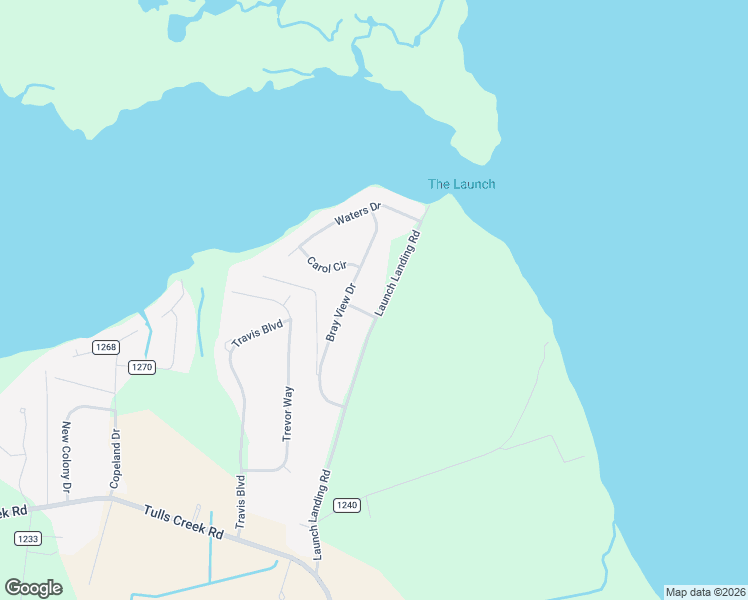 map of restaurants, bars, coffee shops, grocery stores, and more near 185 Launch Landing Rd in Currituck