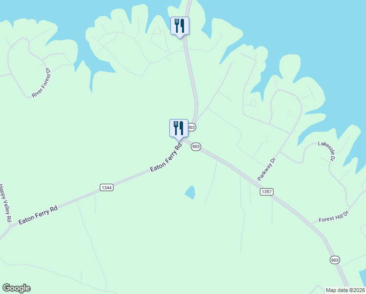 map of restaurants, bars, coffee shops, grocery stores, and more near 1698 Eaton Ferry Road in Littleton
