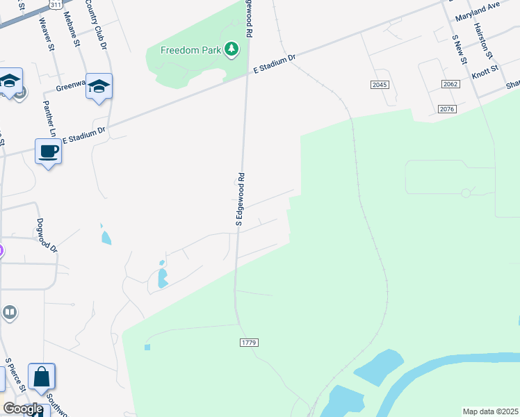 map of restaurants, bars, coffee shops, grocery stores, and more near 712 Meadowgreen Village Drive in Eden