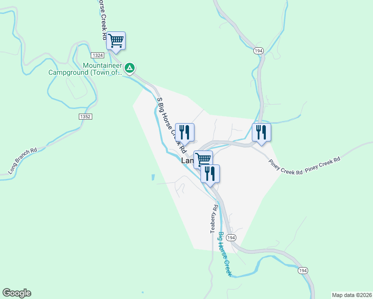 map of restaurants, bars, coffee shops, grocery stores, and more near in Lansing