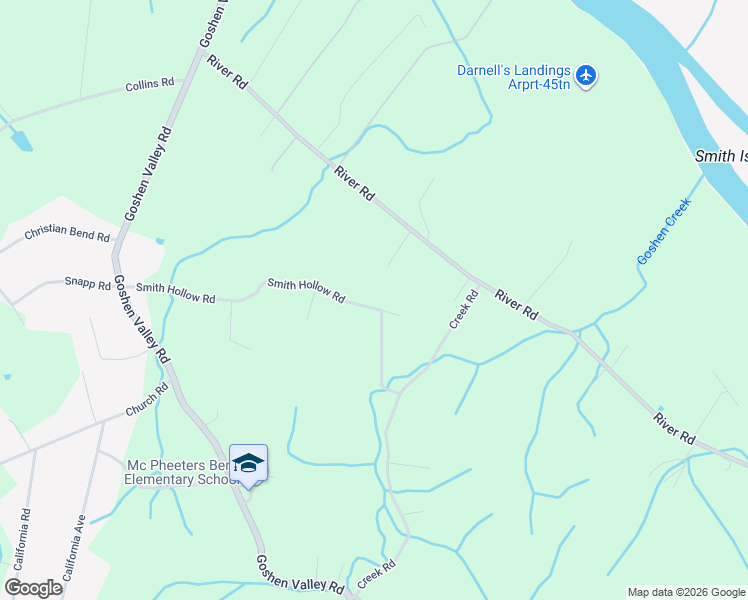 map of restaurants, bars, coffee shops, grocery stores, and more near 243 Smith Hollow Road in Church Hill