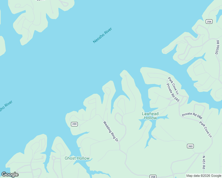 map of restaurants, bars, coffee shops, grocery stores, and more near 1434 Southpointe in Eucha